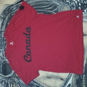 Canadian Canada mens graphic tee shirt
